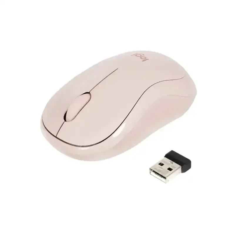 موس لاجیتک m221 به همرا دانگل رنگ صورتی